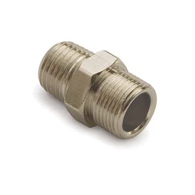 HF5528 – SEASTAR Boat Steering System Fitting, 3/8 Inch Tube x 1/4 Inch NPT Straight Silver Aluminum Set Of 3 Not For...
